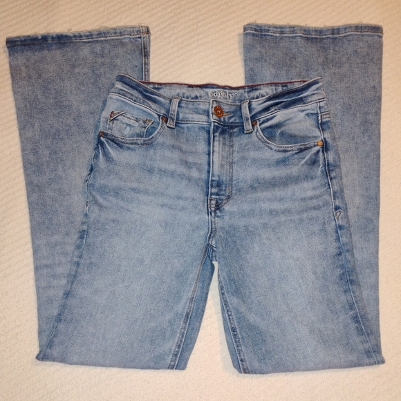 Maurices Denim - Edgely by Maurice's High Rise Flare Leg Jeans Women's 6 Short